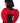 Marabou Trim Wings - Red - One Size