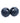 Master Series Dragon's Orbs Nubbed Silicone Magnetic Balls - Black/Metal