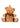 Master Series Gagged Teddy Bear Keychain - Brown