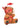 Master Series Holiday Bondage Bear Keychain - Brown/Green/Red