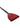 Master Series Red Mare Leather Riding Crop - Red