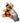 Master Series Rope Teddy Bear Keychain - Brown
