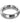 Master Series Stainless Steel Cock Ring - Silver - 1.75in