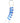 ME YOU US Textured Ice G-Spot and P-Spot Teaser Glass Dildo - Blue/Clear