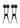 Merci Nippers Stainless Steel Nipple Clamps with Silicone Tip - Black