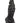 Monster Dong The Martian Silicone Dildo - Black - 7.75in