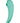 Mystique Suction Vibrating Rechargeable Silicone Massager - Aqua/Green