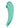 Mystique Suction Vibrating Rechargeable Silicone Massager - Aqua/Green