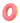Naughty Bits Dickin' Donuts Silicone Donut Cock Ring - Pink