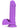 Neo Dual Density Dildo - Neon Purple/Purple - 8in