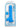 Neo Dual Density Dildo - Blue/Neon Blue - 9in