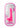 Neo Dual Density Dildo with Balls - Neon Pink/Pink - 6in