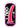 Neo Elite Silicone Dual Density Dildo - Neon Pink/Pink - 7.5in