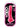 Neo Elite Silicone Dual Density Dildo with Balls - Neon Pink/Pink - 7.5in