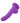 Neon Silicone Studs Dildo - Purple - 6in