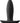 Nu Sensuelle Mini-Plug Rechargeable Silicone Vibrating Plug - Black