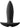 Nu Sensuelle Mini-Plug Rechargeable Silicone Vibrating Plug - Black