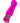 Oh My Gem Exclusive Rechargeable Silicone G-Spot Vibrator - Tourmaline - Pink