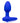 Oh My Gem Mystery Rechargeable Silicone Anal Plug - Blue/Sapphire