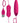 Omg! Bullets #Fun USB-Powered Silicone Vibrating Bullet - Pink