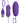Omg! Bullets #Happy USB-Powered Silicone Vibrating Bullet - Purple
