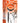 Orange Is The New Black Short Leash - Black/Orange