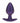 Ouch! Anal Plug Silicone - Medium - Metallic - Purple - Medium