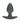 Ouch! Anal Plug Silicone - Grey/Gun Metal - Small