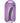 Ouch! Beaded G-Spot Silicone Dildo 5in - Metallic - Purple