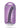 Ouch! Beaded G-Spot Silicone Dildo 6.5in - Metallic - Purple