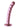 Ouch! Beaded G-Spot Silicone Dildo 6.5in - Metallic - Rose Gold
