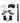 Ouch! Bed Post Bindings Restraint Kit - Black