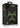 Ouch! Bonded Leather Body Harness - Black/Glow In The Dark/Green - Large/XLarge