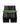Ouch! Buckle Jock Strap - Black/Glow In The Dark/Green/Metal - Large/XLarge