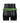 Ouch! Buckle Jock Strap - Black/Glow In The Dark/Green/Metal - Medium/Small