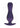 Ouch! Curvy Anal Plug Silicone - Metallic - Purple