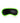 Ouch! Eye Mask - Black/Glow In The Dark/Green