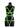 Ouch! Full Body Harness - Glow In The Dark/Green - Medium/Small