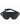 Ouch! London Collection Blindfold - Black