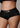 Ouch! Vibrating Strap-On Brief Rechargeable - Black - XLarge/XXLarge