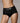 Ouch! Vibrating Strap-On Brief Rechargeable - Black - Small/XSmall