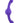 Our Gyro Vibe Rechargeable Silicone Dual End Vibrator - Purple