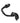 Oxballs Tailpipe Chastity Cock Lock with Butt Plug - Black