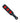 Paddle Hearts Enamel Pin - Grey/Red