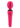 Palmpower Groove Mini Wand Rechargeable Silicone Massage Wand - Fuchsia/Pink