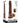 Peek A Boo Vibrating Rechargeable Silicone Dildo - Chocolate