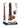 Peek A Boo Vibrating Rechargeable Silicone Dildo - Chocolate