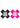 Peekaboo Bad Girl Pasties - Black/Pink