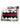 Peekaboo Censored Hearts and X Pasties - Black/Red