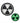Peekaboo Glow In The Dark Hazmat Pasties - Black/Green